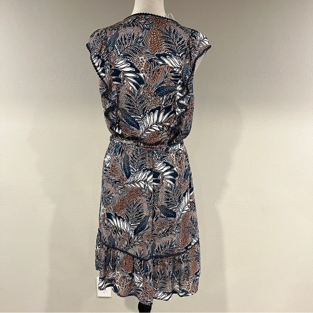 Dr2 tropical Floral Print mini Dress‎ cottage core style size medium - Picture 8 of 15